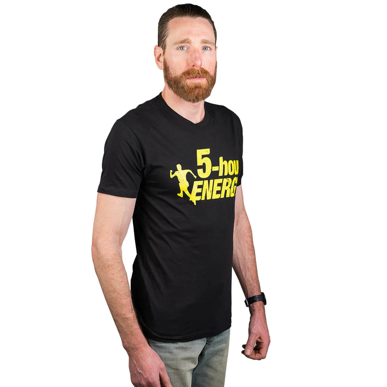 T-Shirt with Distressed Logo - Image 4