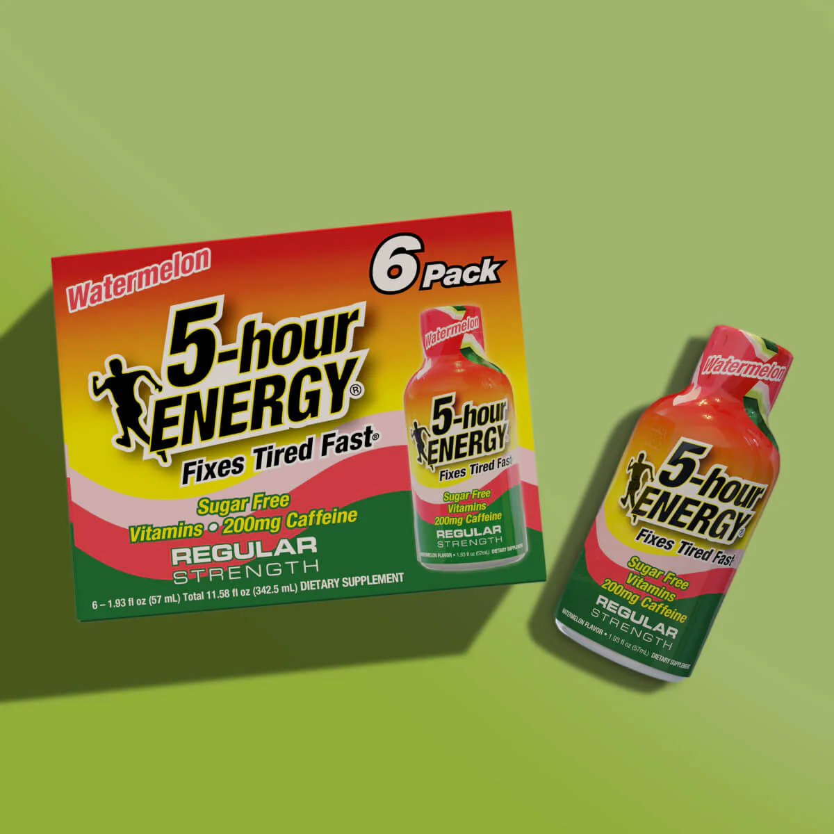Watermelon Flavor Regular Strength 5-hour ENERGY Shots - Image 5